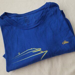 Costa Cruising Blue T-shirt Women’s Size 10L S/S